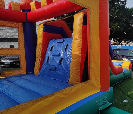 Commercial Grade PVC Kids Custom Logo Wet Or Dry Castle Bounce House With Slide Amusement Toy Type