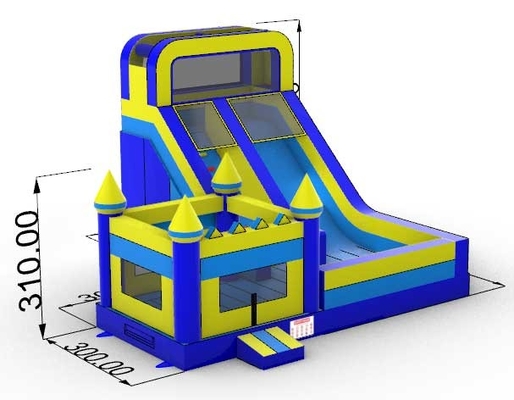 Commercial Bounce House With Slide Combo House Backyard Kids Party Inflatable Bouncer