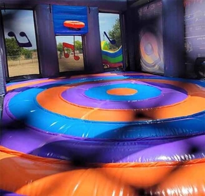 PVC Outdoor Inflatable Boom Box Bounce House Disco Dome Bounce Castle For Party Event