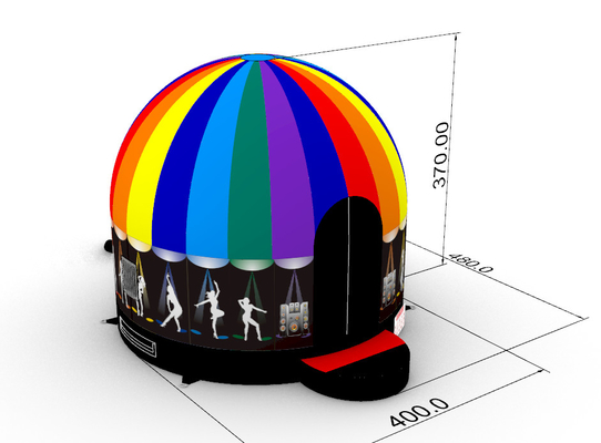 Disco Dome Bounce House In PVC Material 7-15 Days Production Period For Your Next Event