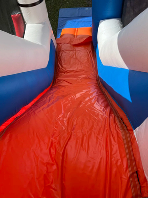 Customize Space Shuttle Bounce House With Slide For Kids Jumping Climbing