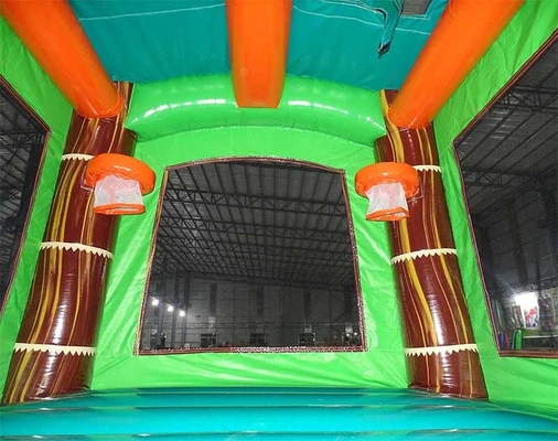 Customized Inflatable Bouncer PVC Material Dinosaur Bounce House For Kids