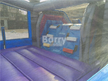 0.55mm PVC Tarpaulin Inflatable Bounce House Slide Combo For Kids