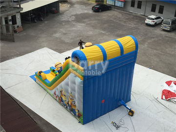 Commercial And Residential Small Kids Inflatable Slide With 0.5mm Pvc Tarpaulin