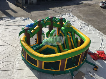 Theme Park Inflatable Toddler Playground , Inflatable Bouncy Castle