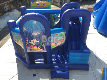 Customized Inflatable Bouncer / Inflatable Bouncy Castle With Slide