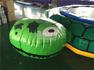 ODM Inflatable Turtle With Slide Durable 0.9mm Pvc Tarpaulin Material