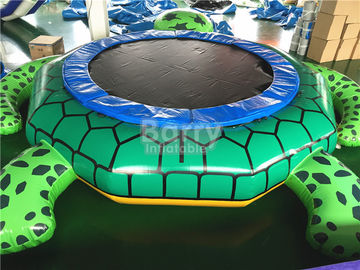 ODM Inflatable Turtle With Slide Durable 0.9mm Pvc Tarpaulin Material