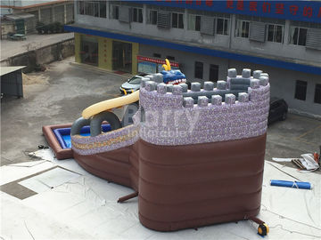 Industrial Commercial Grade Dragon Big Inflatable Water Slides 15*11*8m Customized