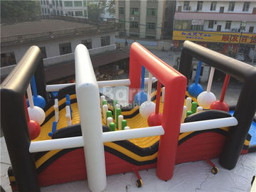 OEM Giant Inflatable Obstacle Course , Wrecking Ball Game For Event