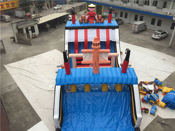 Great Race Pirate Ship Inflatable Outdoor Obsatcle Course for Adults / Kids