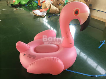 Big Size Pink Inflatable Floating Pool Toys / Flamingo Animals
