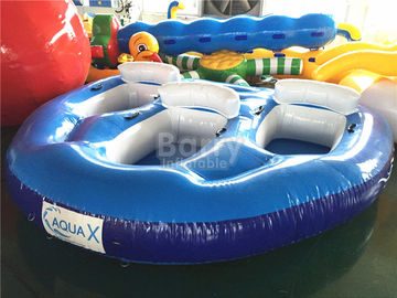 Blue And White Baby Inflatable Water Toys For Swimming Pools SCT EN71