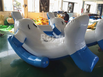 Summer Inflatable Water Toys For Lake , Small Blow Up Dolphin