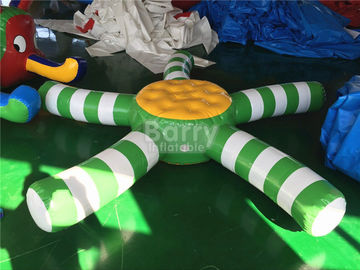 Custom 0.9mm PVC Airtight Inflatable Water Toys For Promotion