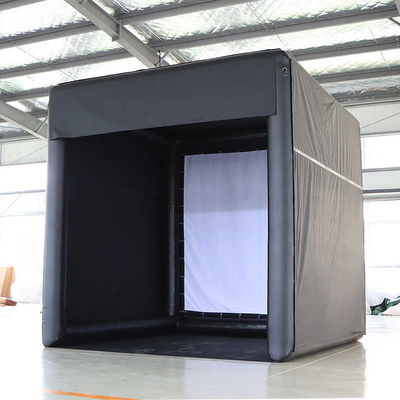 Training Outdoor Inflatable Golf Simulator Tent Golf Simulator Cage Enclosures For Home Practice With Customized Design