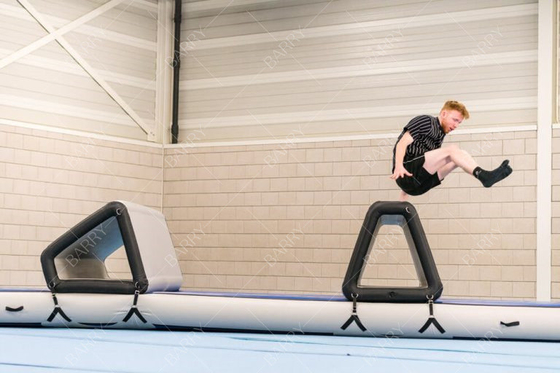 Custom Trampoline Park Air Track Kid Ninja Warrior Obstacle Course Air Obstacle Parkour