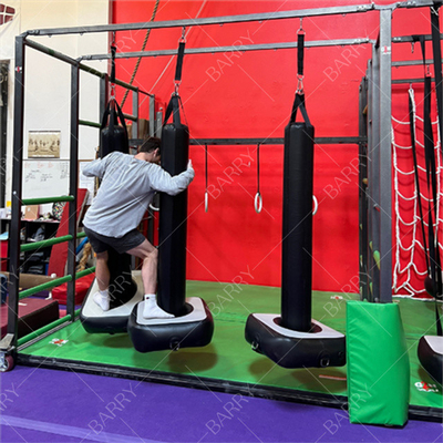 Inflatable Trampoline Parkour Courts G2N Air Piston Airbox Parkout Airblocks For Training