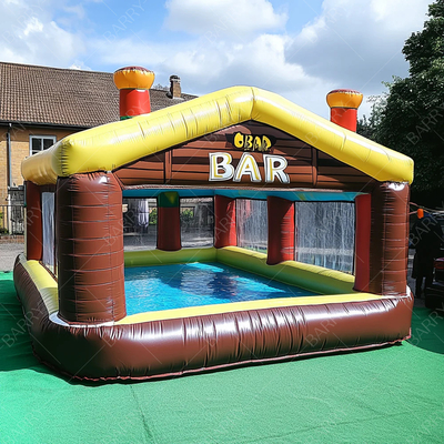 Inflatable Pool Bar Multi-Person Leisure Bar Sofa Lounger Floating Inflatable Bar Pool