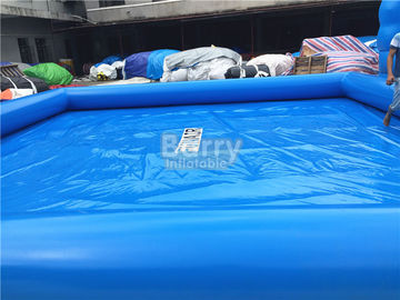 0.55mm PVC Tarpaulin Single Lane Inflatable Slip And Slide With Swimming Pool