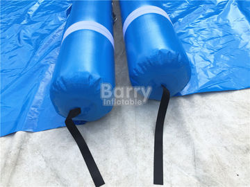 0.55mm PVC Tarpaulin Single Lane Inflatable Slip And Slide With Swimming Pool