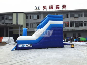 Blue Small Commercial Inflatable Slide For Children / Backyard Water Slide