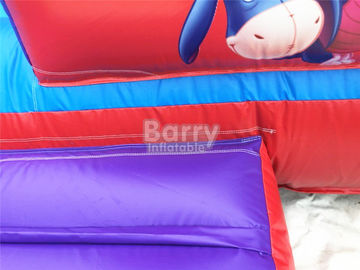Professional Double Lanes Bear Kid Inflatable Slide 12*8*8m Or Customized
