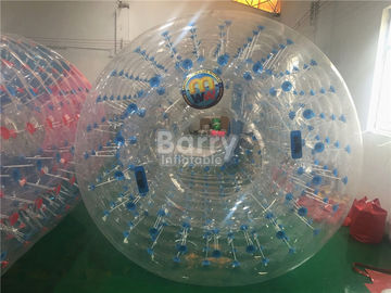 Amusement And Outdoor Water Moving Ball , Inflatable Water Roller