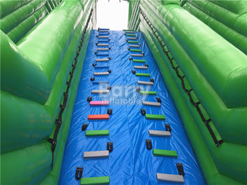 Durable Giant Inflatable Slide , Green 10000ft Blow Up 