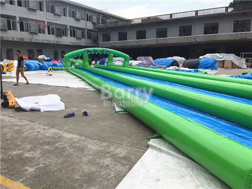 Long single Or Double Lane Inflatable Slide City 1 - 2 Years Warranty