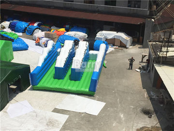 Long Blow Up Obstacle Course / Plato 0.55mm PVC Inflatable Barriers