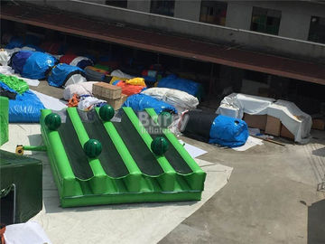 Long Blow Up Obstacle Course / Plato 0.55mm PVC Inflatable Barriers