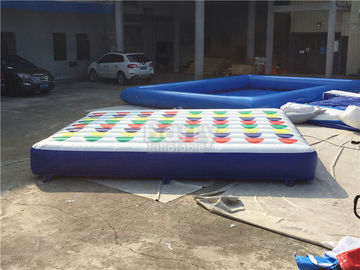 Pvc Material Inflatable Twister Mattress For Adult And Kids 5m Width