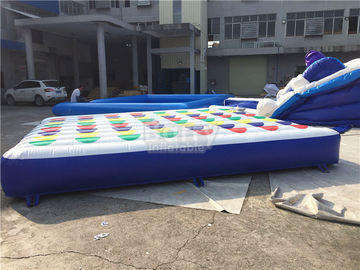 Pvc Material Inflatable Twister Mattress For Adult And Kids 5m Width