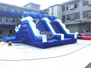 Blue Wave Ultimate Inflatable Backyard Water Park With Pool Customzied Size