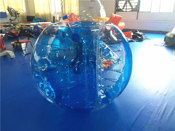Durable Outdoor Inflatable Toys , Blue Inflatable Hamster Bumper Ball