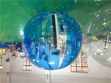 PVC / TPU Outdoor Inflatable Toys White 2m Walk On Water Balls , Children Inflatable Water Walking Ball
