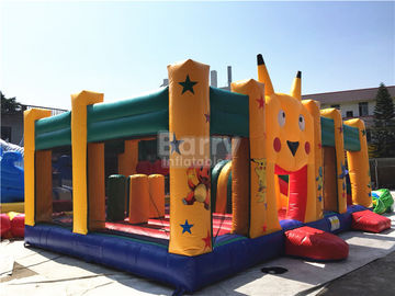 Fire - resistant Big Inflatable Bounce House With Slide Combo SCT EN71