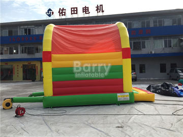 Clearance Inflatable Bouncer , Beautiful Jump House With Small Slide