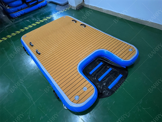 Wooden Color Adjustable Pet Ramp Folding Portable Dog Ramp For Lake And Pool