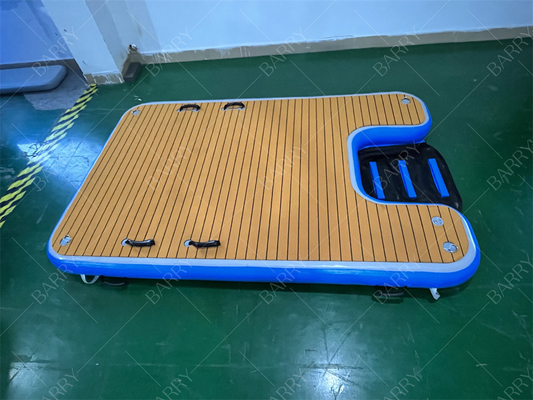 Wooden Color Adjustable Pet Ramp Folding Portable Dog Ramp For Lake And Pool