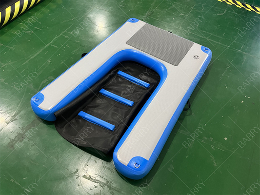 OEM Floating Pet Stairs Ladder Inflatable Water Ramp For Dogs Barry