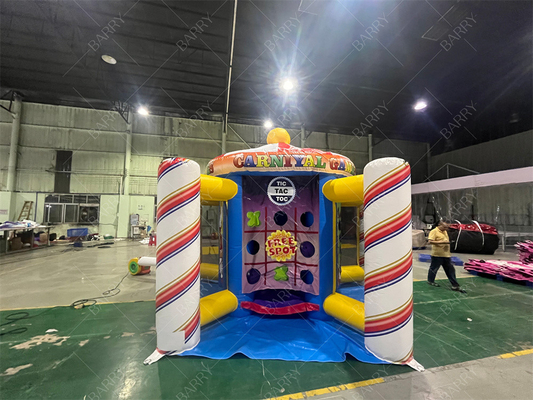 Commercial Grade Clown 5 In 1 Carnival Game For Kids Outdoor Indoor Inflatable Sport Game