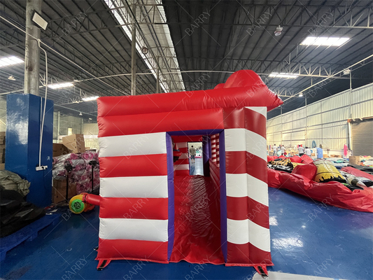 Sports 3 Game Carnival Game Booth 4 In 1 Combos Inflatable Grand Carnival Game Tent