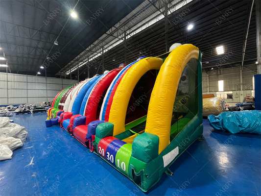 Large Newly Designed Custom Made Exciting Inflatable Kids 7 In 1 Carnival Games For Rental Business