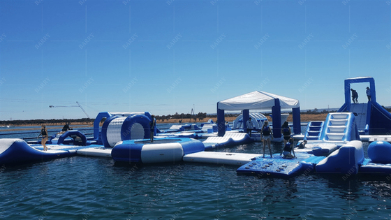Exciting And Versatile Inflatable Floating Water Park  2 Years Warranty