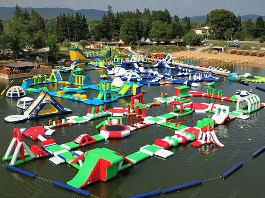Customized PVC Inflatable Floating Water Park For Water Fun And Special Occasions