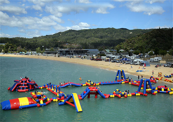 Amusement Park PVC Inflatable Floating Water Park Determined By The Size And Made Of PVC Material