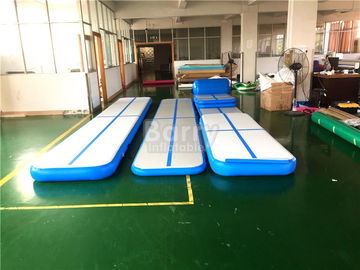 Customized Blue Inflatable Air Track Gymnastics Mat 3M 5M 6M 8M 10M 12M