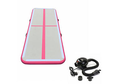 Pink Small Hand Made Air Track Gymnastics Mat For Tumbling Outdoor Or Indoor